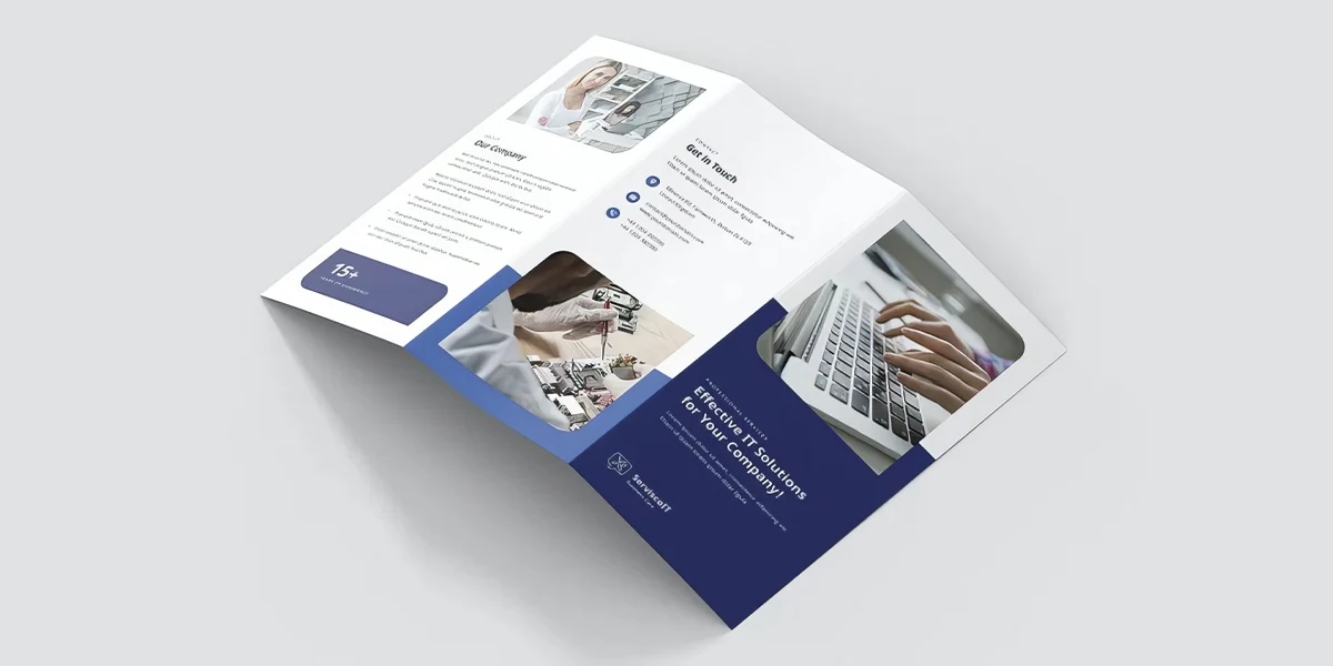 Brochure làm từ giấy Ivory