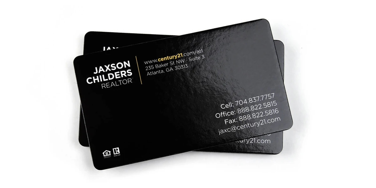 Name card bằng giấy couche