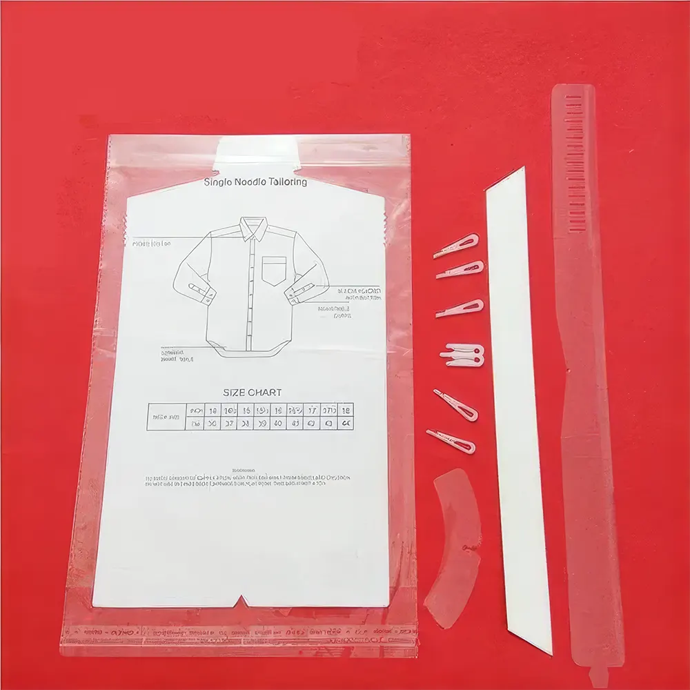 Phụ liệu may mặc đóng gói áo sơ mi