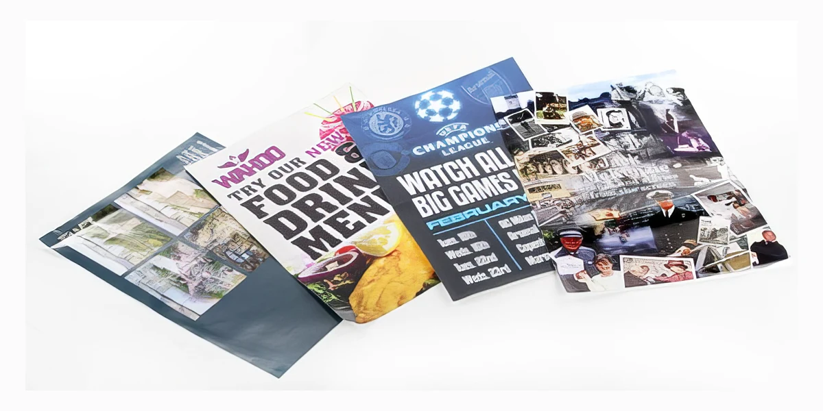 Thiết kế tờ rơi bằng giấy Couche