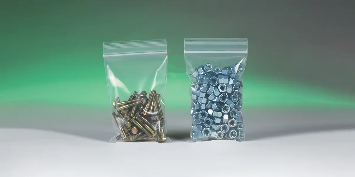 túi zipper chỉ trắng đựng đồ