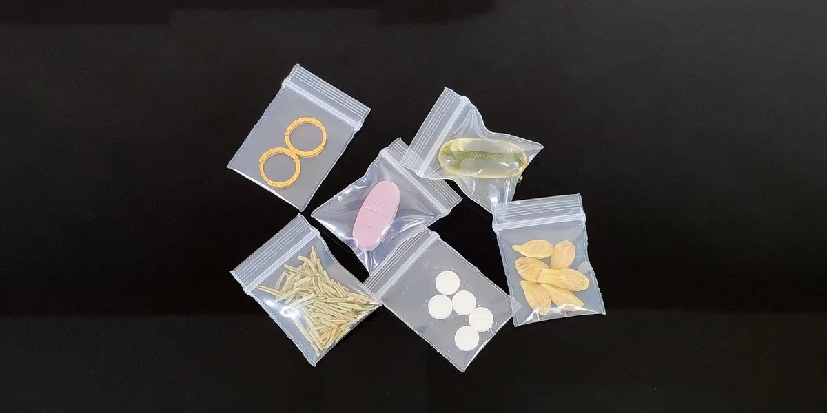 Túi zipper nhỏ đựng thực phẩm và gia vị