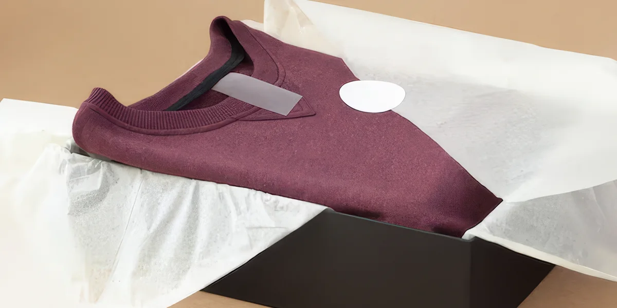 Giấy pelure gói quần áo