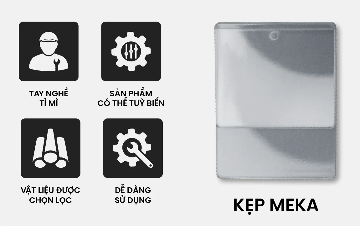 Kẹp Meka kẹp size cổ áo